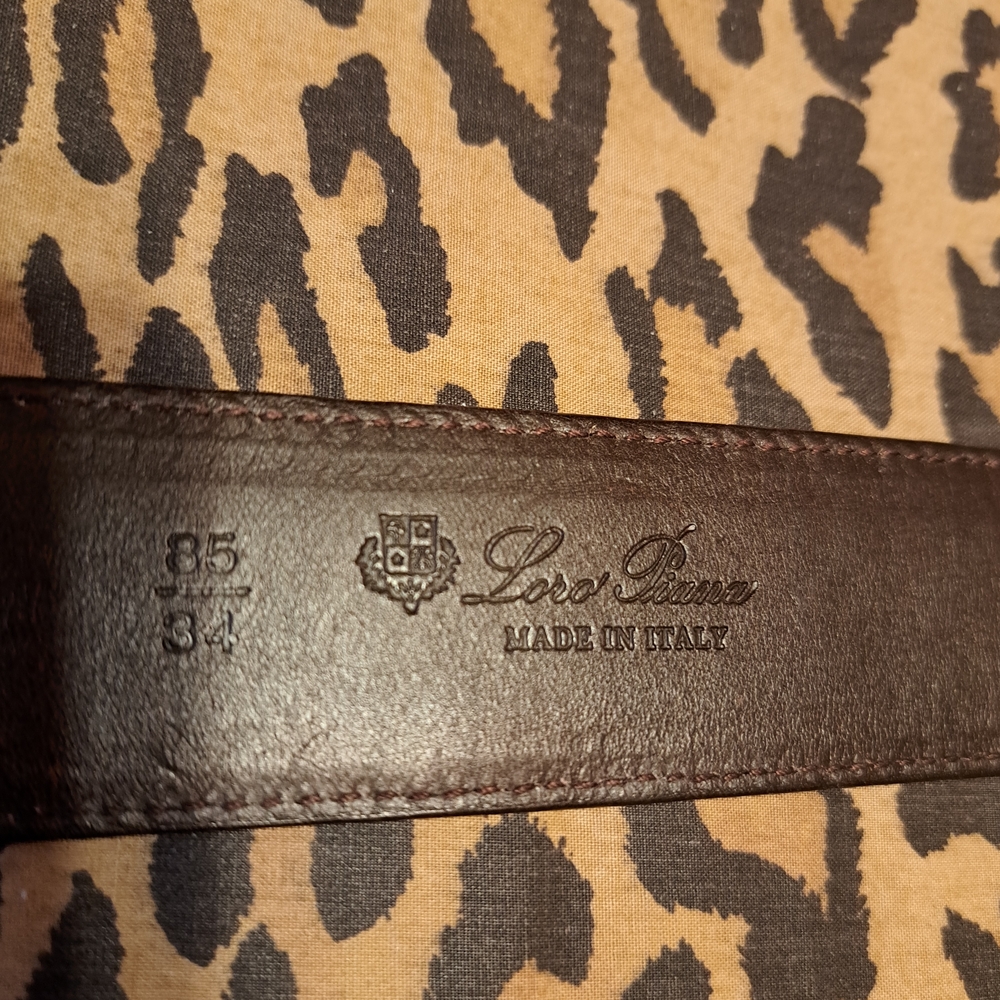 Loro Piana Brown Belt Bag Elegant Leather Accessory